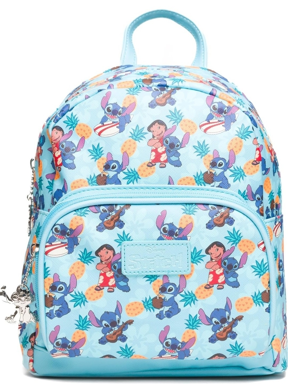 Fast Forward Disney's Lilo & Stitch Pineapple AOP 10" Mini Backpack